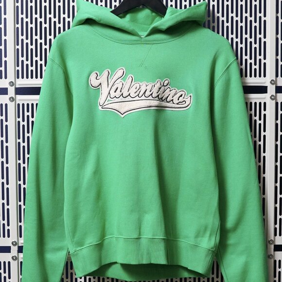 ValentinoLOGO EMBROIDERED HOODIE